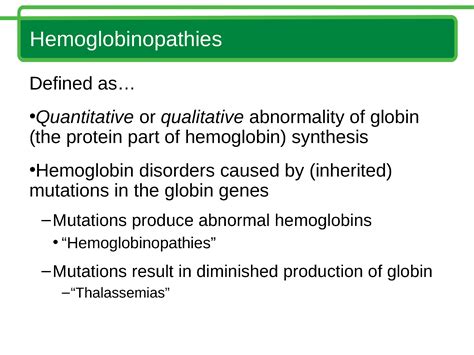 Beyond Diagnostic Applications: The Heme Occupancy Test in Hemoglobinopathy Research